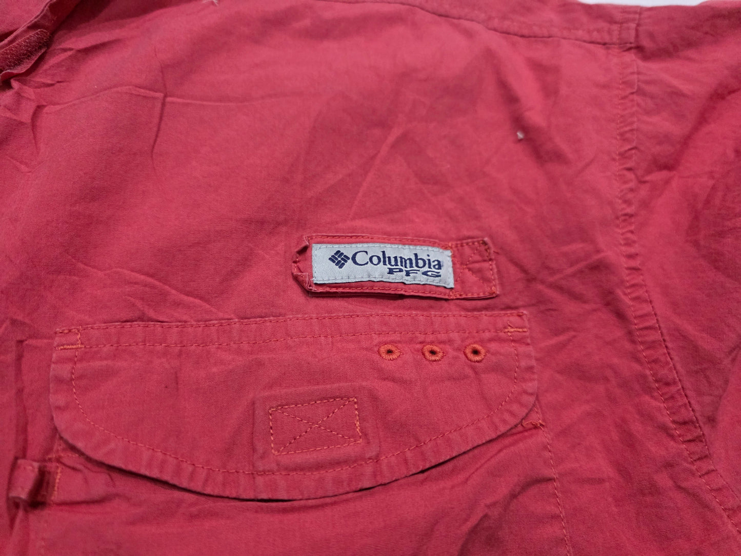 Camisa Manga Corta Columbia Pfg Grande L Coral