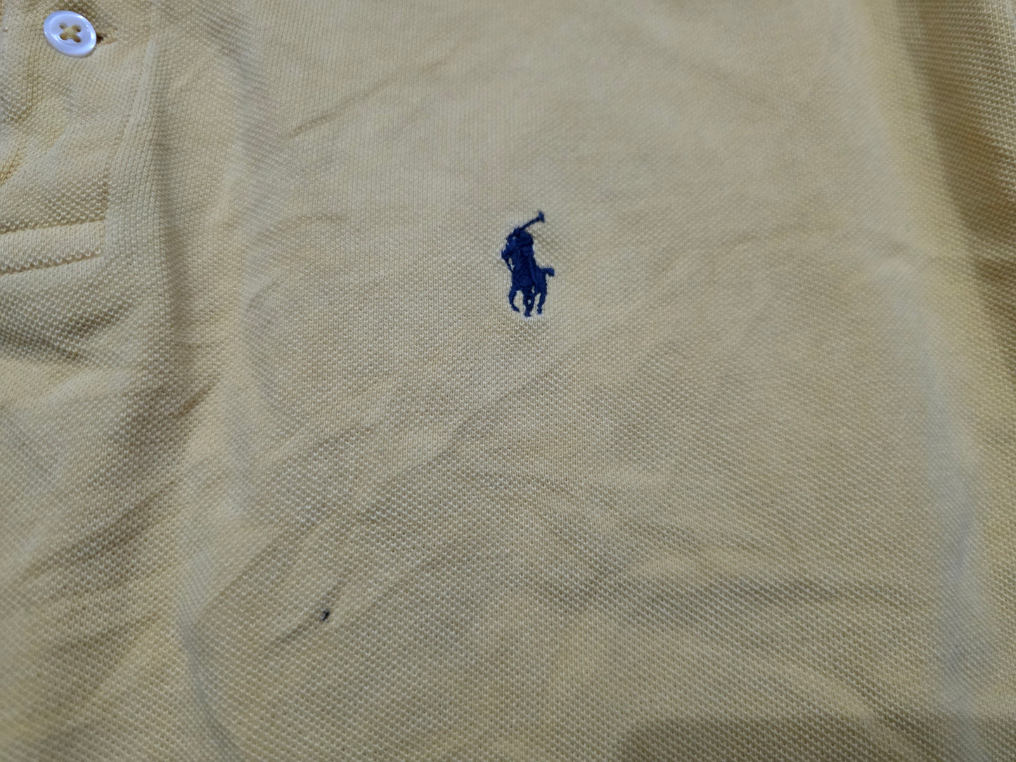 Playera Polo Ralph Lauren Grande L Amarillo Y Azul