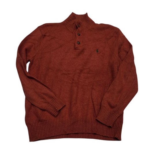Sueter Ralph Lauren Grande L Naranja Pony Verde