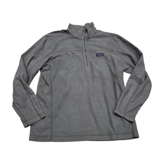Sudadera Patagoni Xgrande Xl Gris Medio Cierre Polar