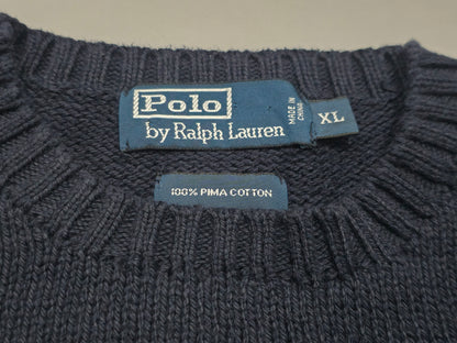 Sueter Ralph Lauren Xgrande Xl Azul Pony Rojo