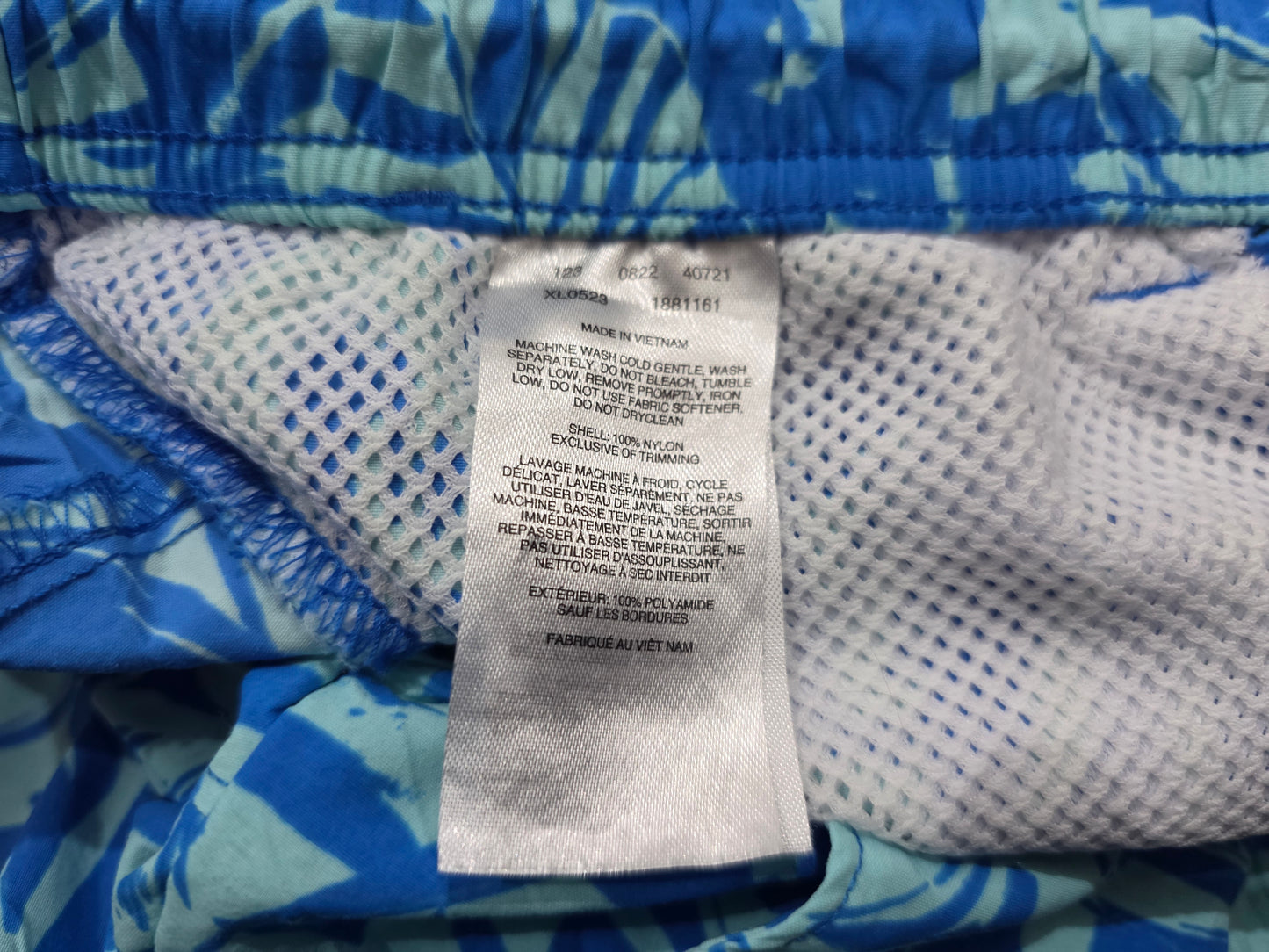 Bermuda Columbia 2xl Azul Y Flores