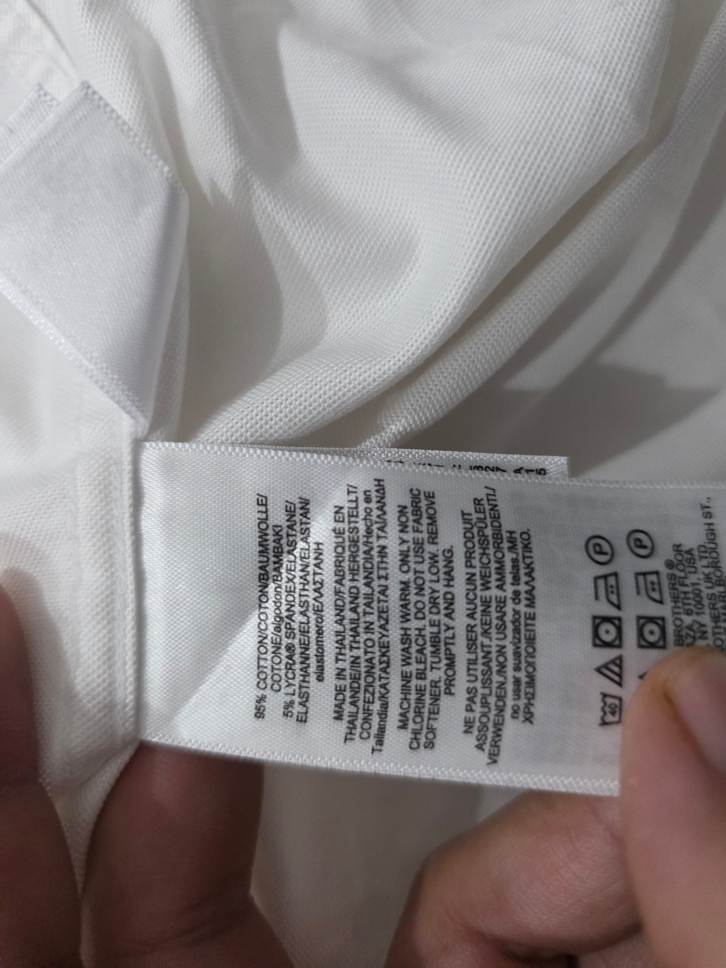 Camisa Brooks Brothers 2xl Regular Fit Blanco