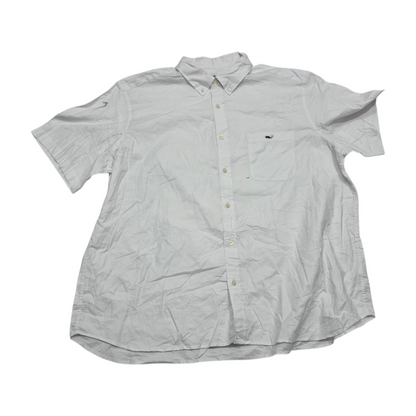 Camisa Manga Corta Vineyard Vines Classic Fit Blanca