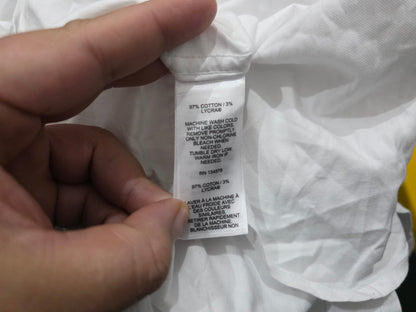 Camisa Manga Corta Vineyard Vines Classic Fit Blanca