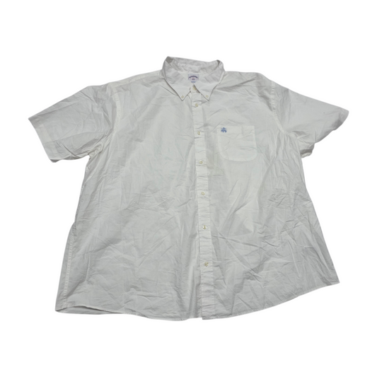 Camisa Brooks Brothers 2xl Blanco Figura Azul