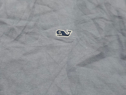 Sudadera Vineyard Vines 2xl Azul Deslavado Medio Cierre