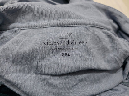 Sudadera Vineyard Vines 2xl Azul Deslavado Medio Cierre
