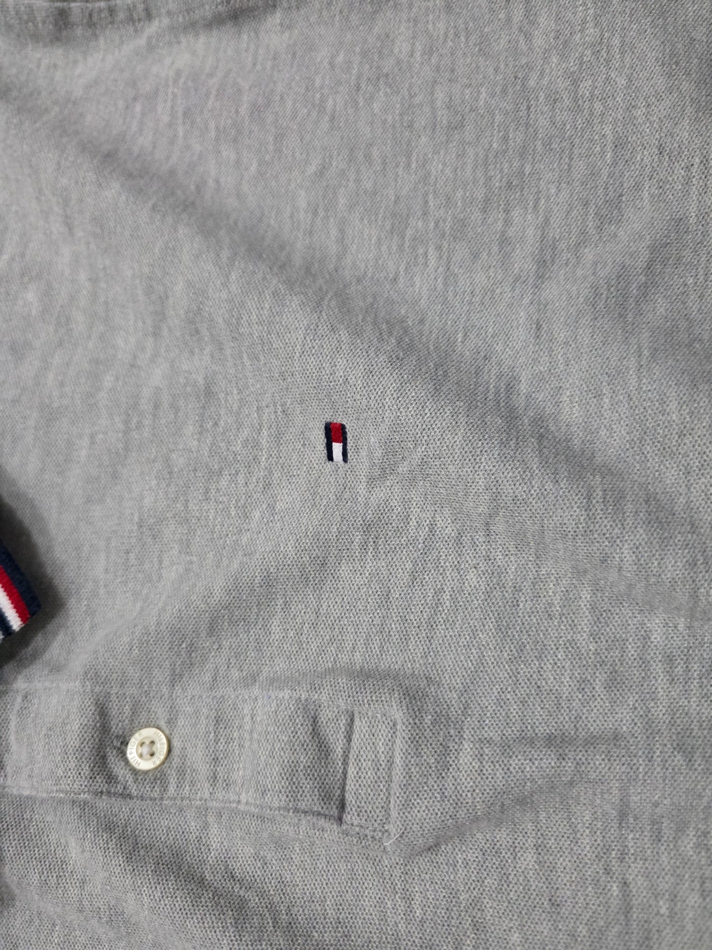 Playera Polo Tommy Hilfiger 3xl Regular Fit Gris