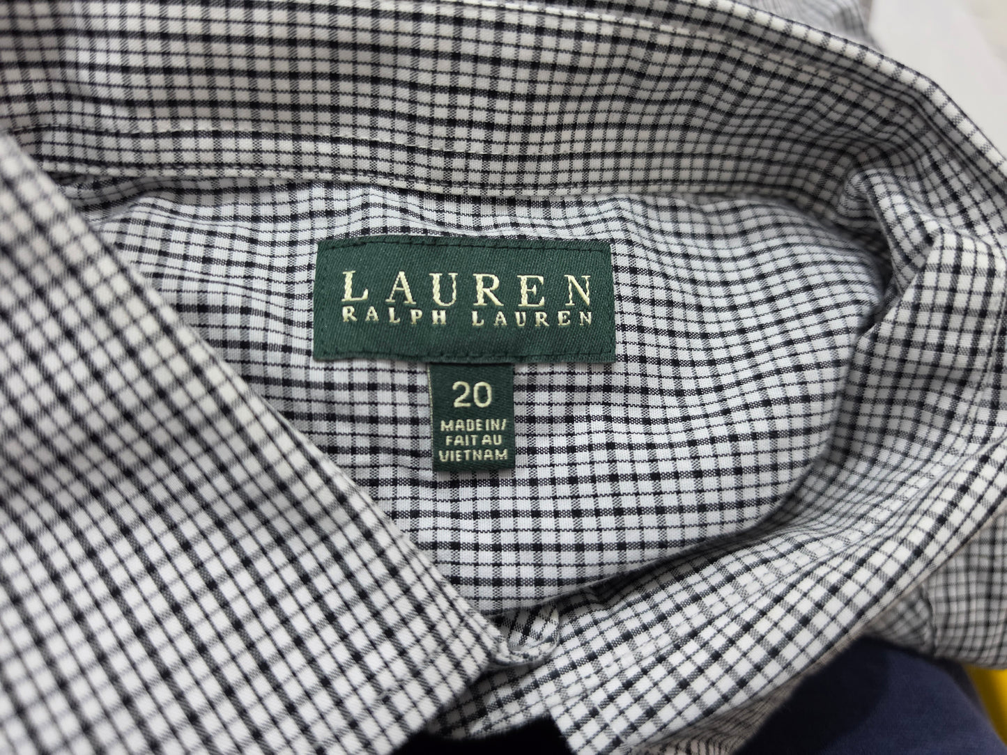 Camisa Ralph Lauren Adolescente 20 Cuadro