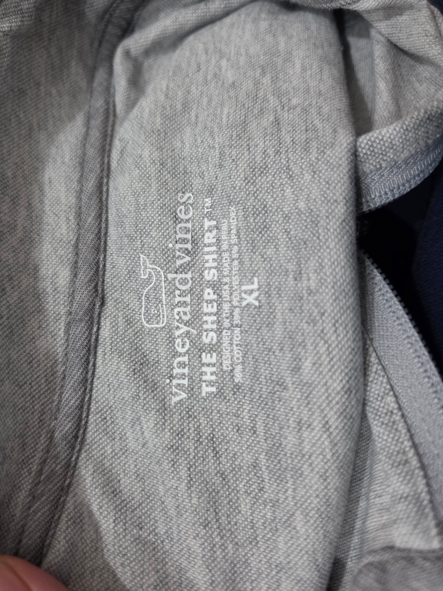 Sudadera Vineyard Vines Xgrande Xl Gris