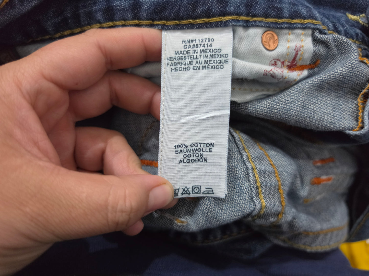 Pantalon True Religion 38 Azul