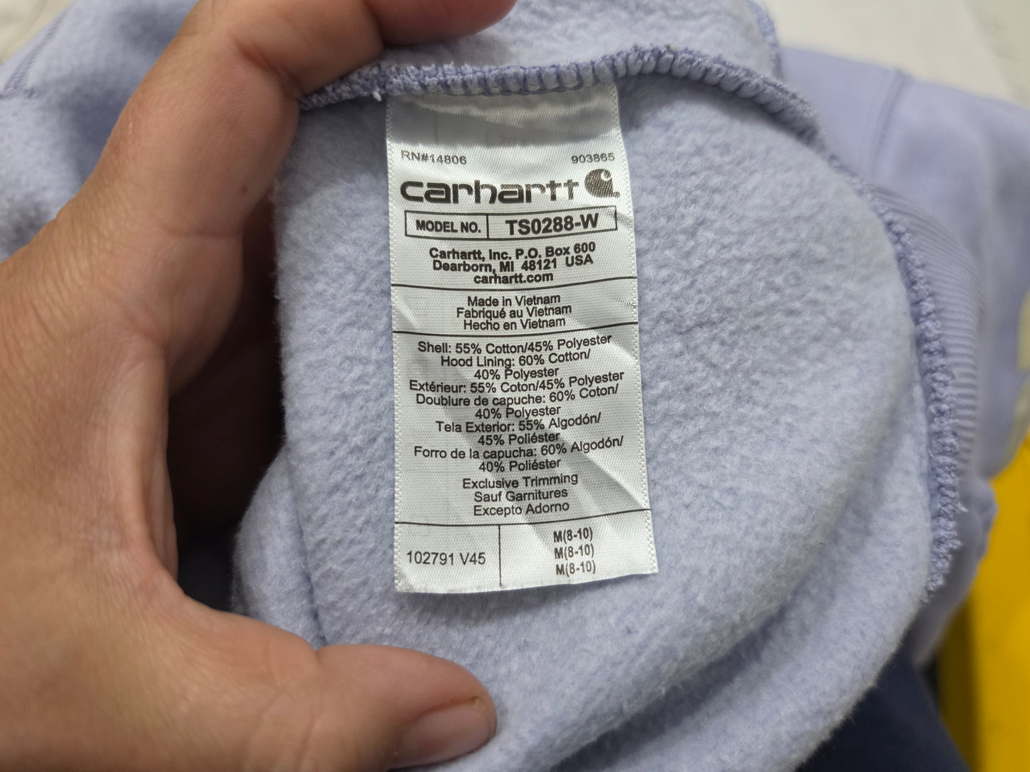 Sudadera Carhartt Mujer M8-10 Lila