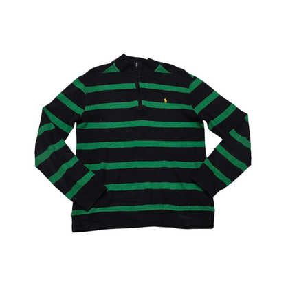 Sueter Ralph Lauren Adolescente 18-20 Verde Y Azul