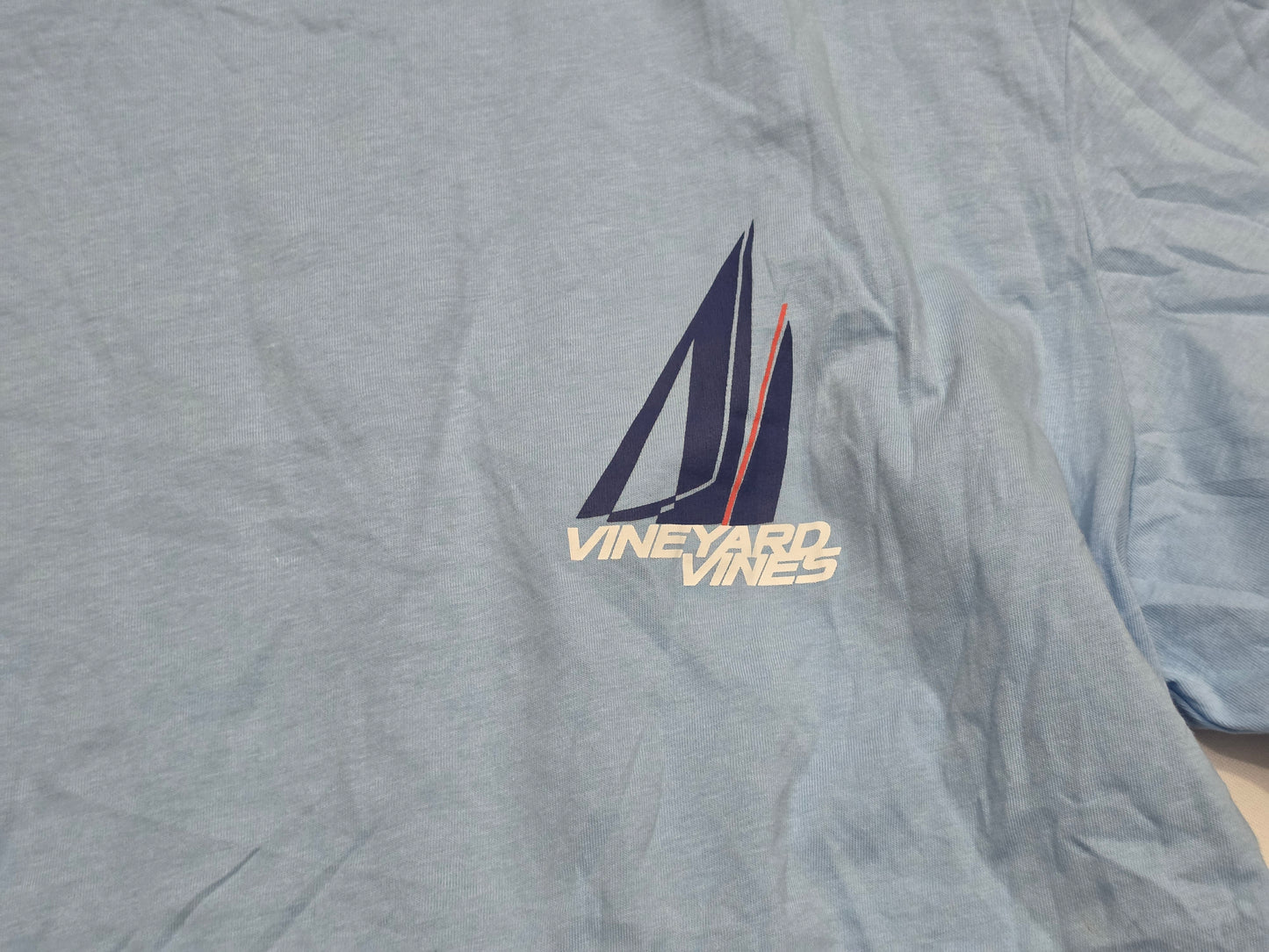 Playera Vineyard Vines Mediana M Azul Claro