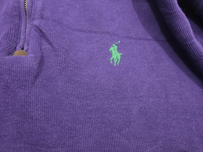 Sueter Ralph Lauren Mediana M Morado Pony Verde