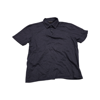 Playera Polo Michael Kors Grande L Morado Lineas