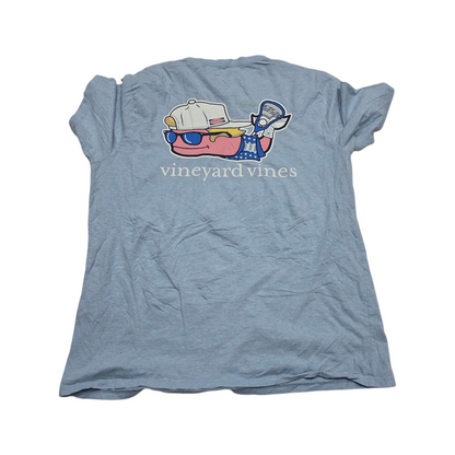 Playera Vineyard Vines Grande L Azul Claro