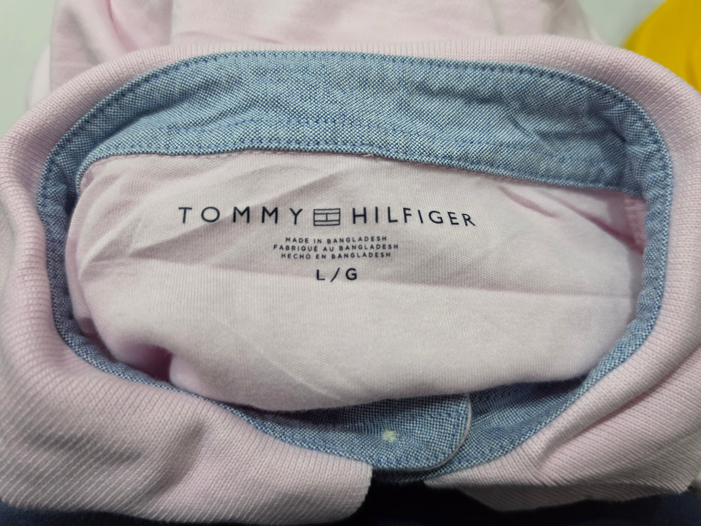 Playera Polo Tommy Hilfiger Grande L Rosa