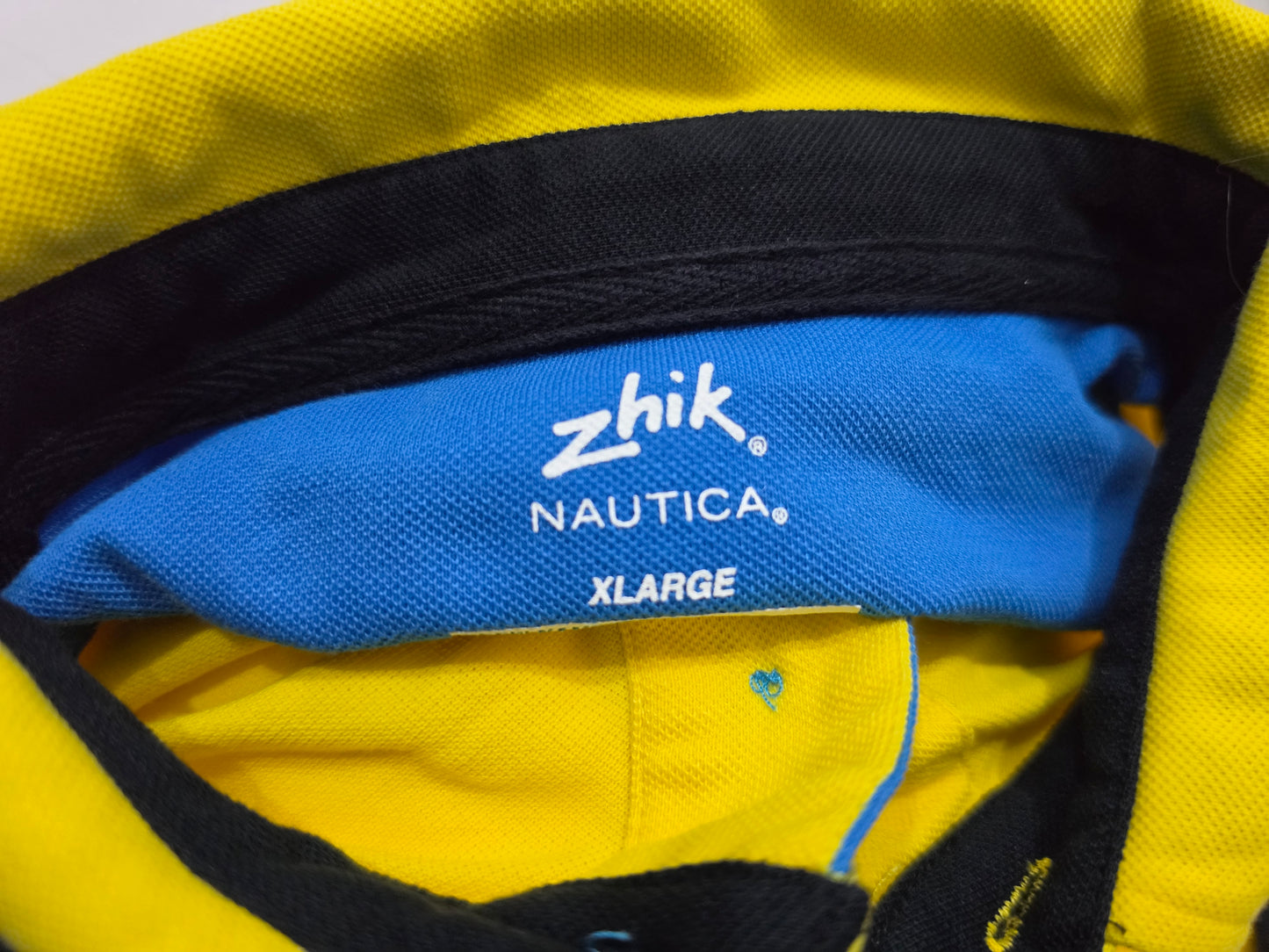 Playera Polo Nautica Zhik Xgrande Amarillo