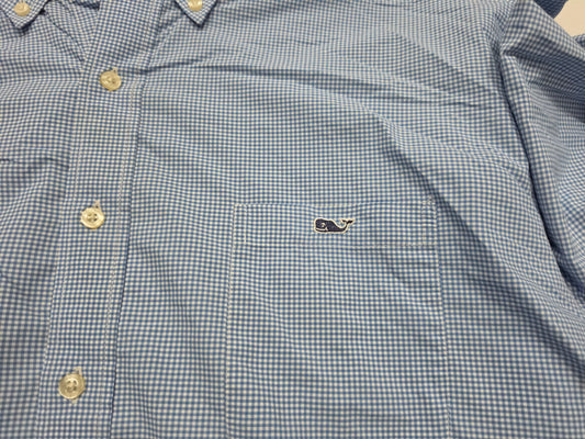 Camisa Vineyard Vines 2xl Classic Fit Azul Cuadro