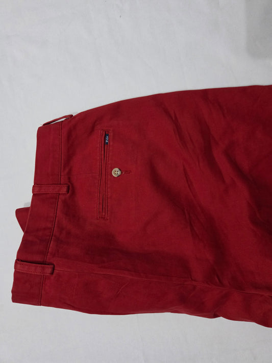 Pantalon Ralph Lauren 34x32 Classic Fit Rojo