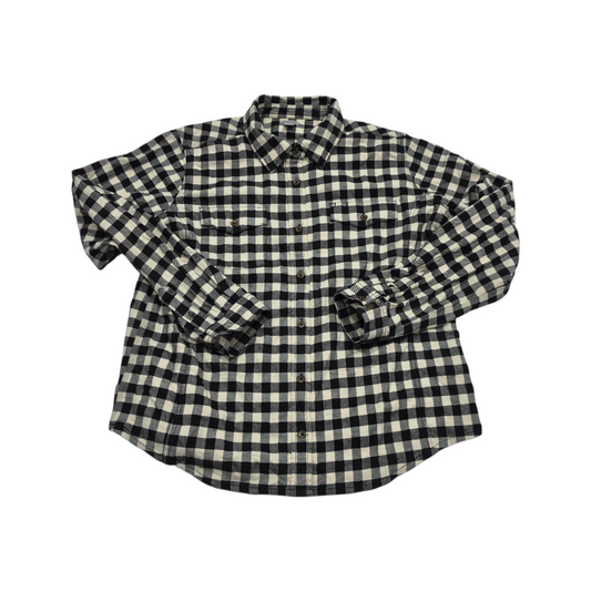Camisa Carhartt Mujer Xgrande Xl Cuadro Negro