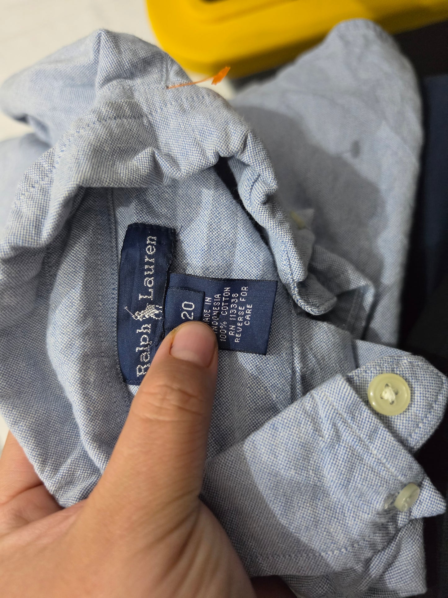 Camisa Ralph Lauren Adolescente 20 Azul