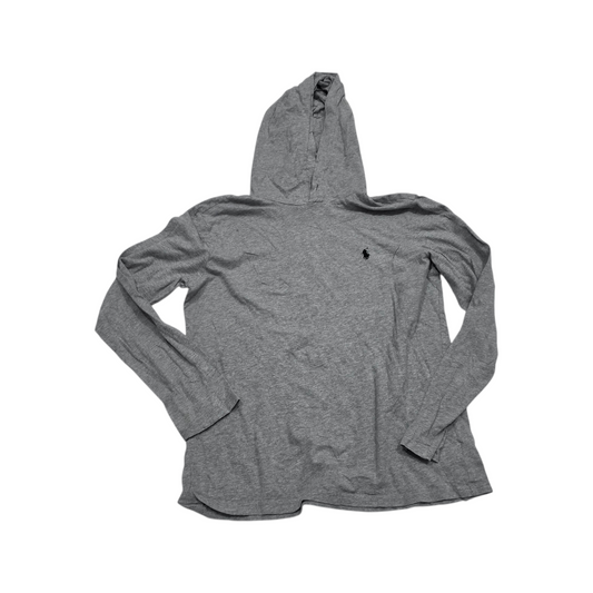 Playera Con Gorro Ralph Lauren Chico S Gris
