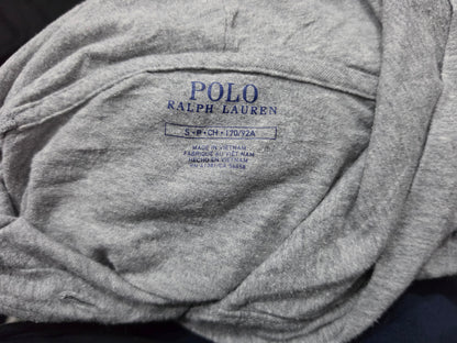 Playera Con Gorro Ralph Lauren Chico S Gris