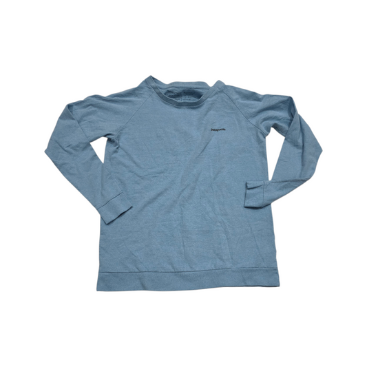 Playera Manga Larga Patagonia Chico S Regular Fit Azul Claro