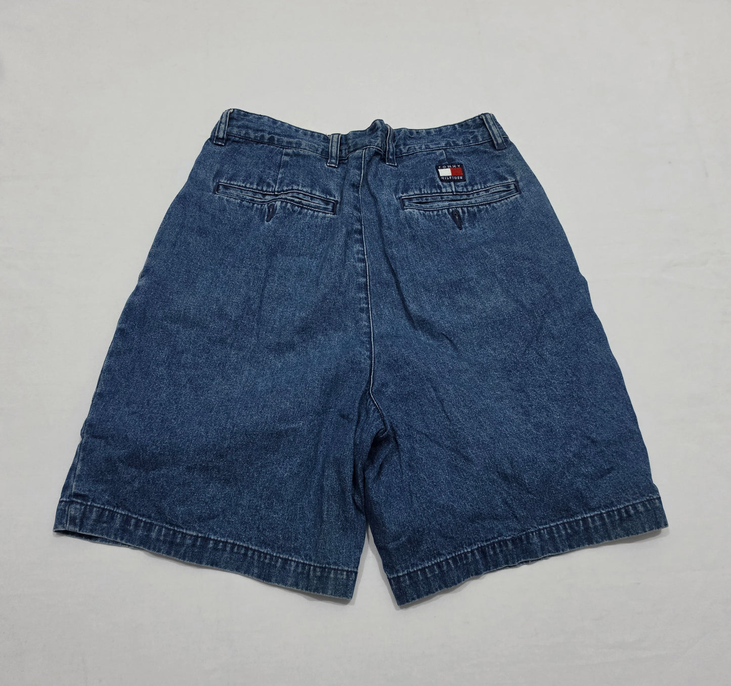 Bermuda Mezclilla Tommy Hilfiger Talla 31 Azul