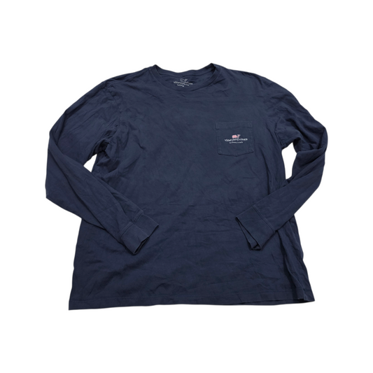 Playera Manga Larga Vineyard Vines Mediana M Azul