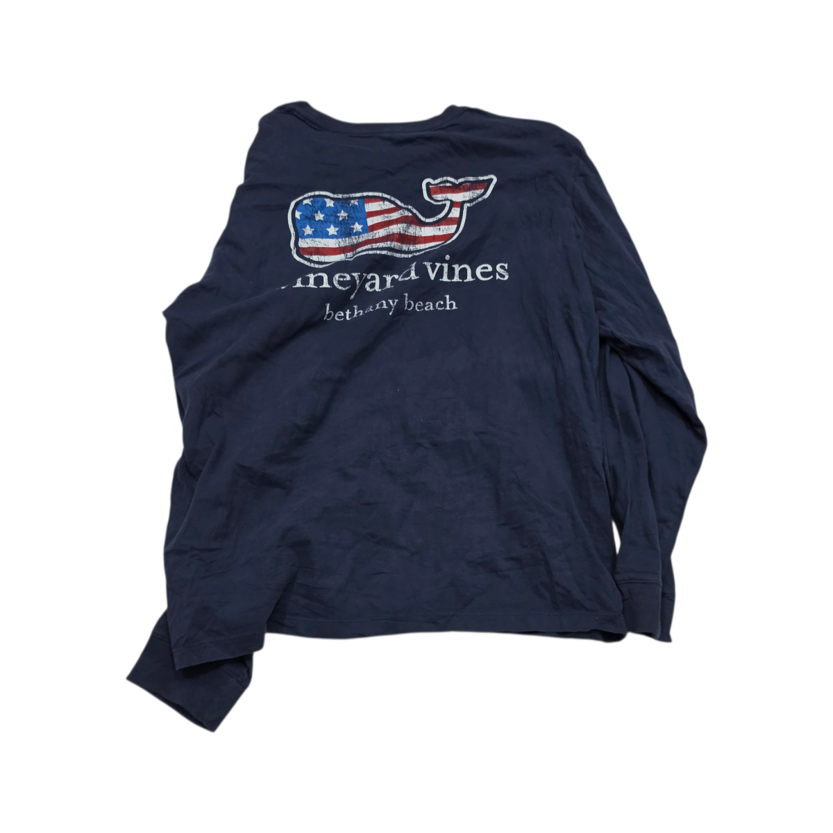 Playera Manga Larga Vineyard Vines Mediana M Azul
