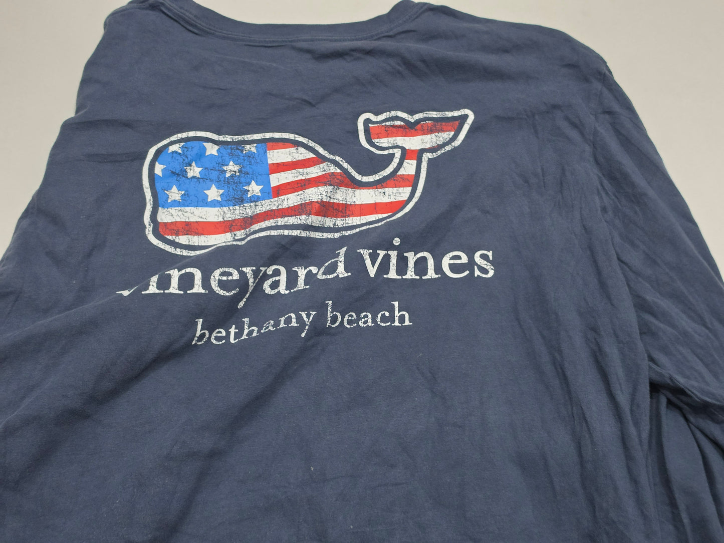 Playera Manga Larga Vineyard Vines Mediana M Azul