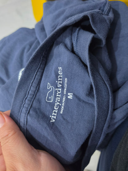 Playera Manga Larga Vineyard Vines Mediana M Azul