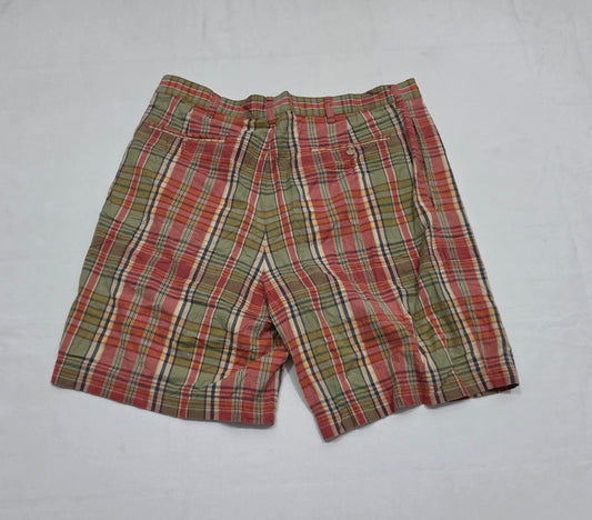 Bermuda Ralph Lauren Talla 34 Cuadro Verde