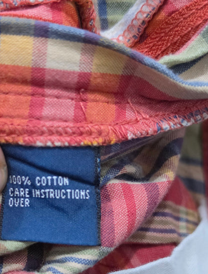 Bermuda Ralph Lauren Talla 34 Cuadro Verde