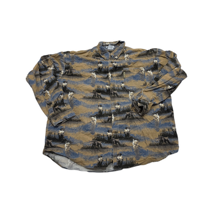 Camisa Columbia Xgrande Cafe Perros