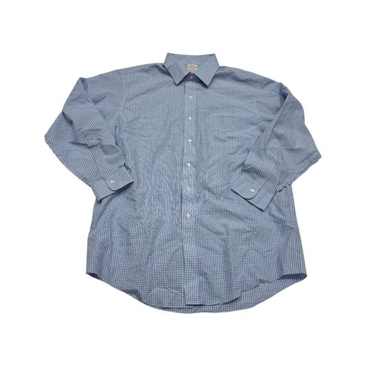 Camisa Brooks Brothers Xgrande 17 33 Madison Azul Cuadro