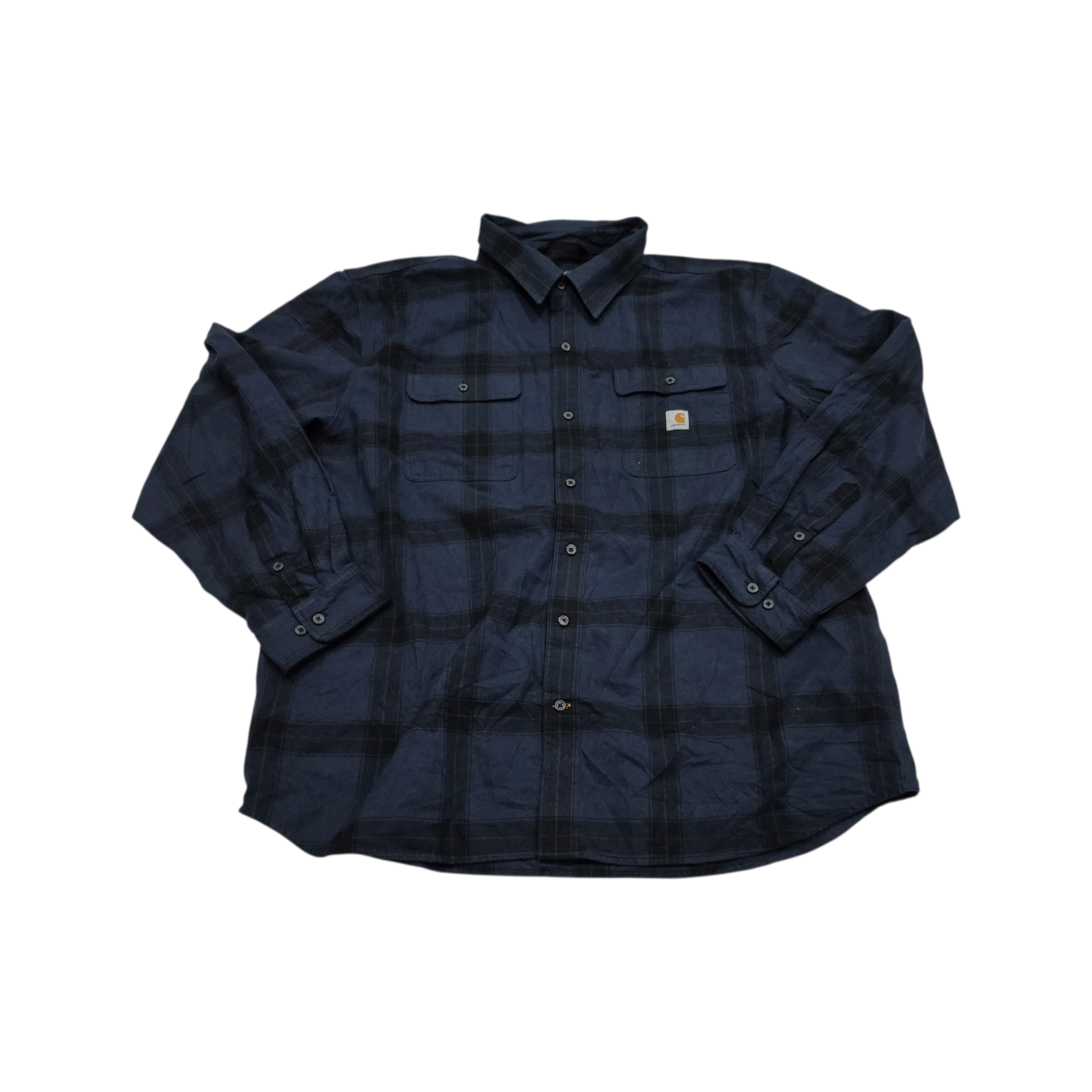 Camisa Carhartt 2xl Loose Fit Azul Gruesa