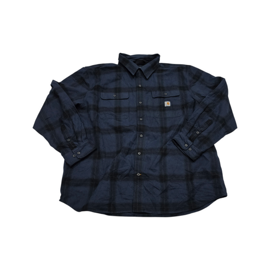 Camisa Carhartt 2xl Loose Fit Azul Gruesa
