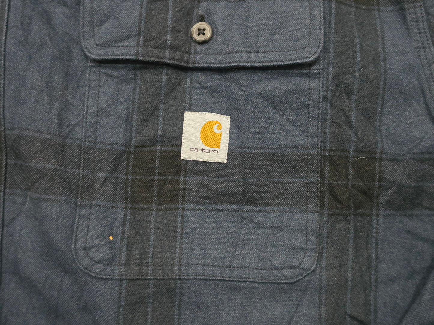 Camisa Carhartt 2xl Loose Fit Azul Gruesa