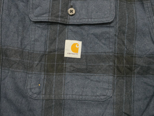 Camisa Carhartt 2xl Loose Fit Azul Gruesa