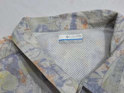 Camisa Manga Corta Columbia 2xl Azul Figuras