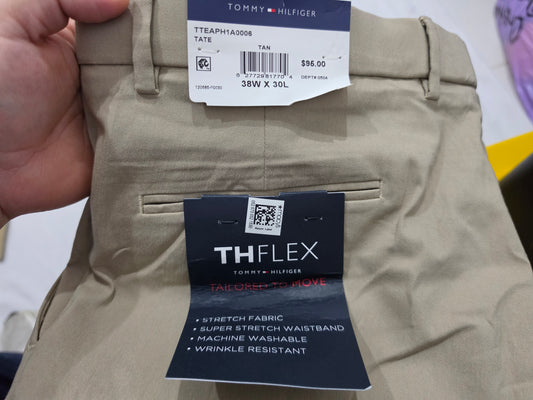 Pantalon Tommy Hilfiger 38x30 Flex Marron
