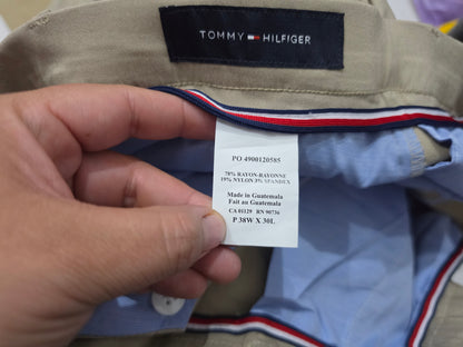 Pantalon Tommy Hilfiger 38x30 Flex Marron