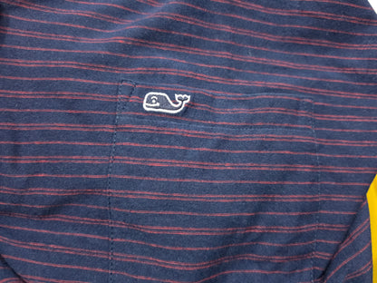 Playera Con Gorro Vineyard Vines Grande L Azul Lineas