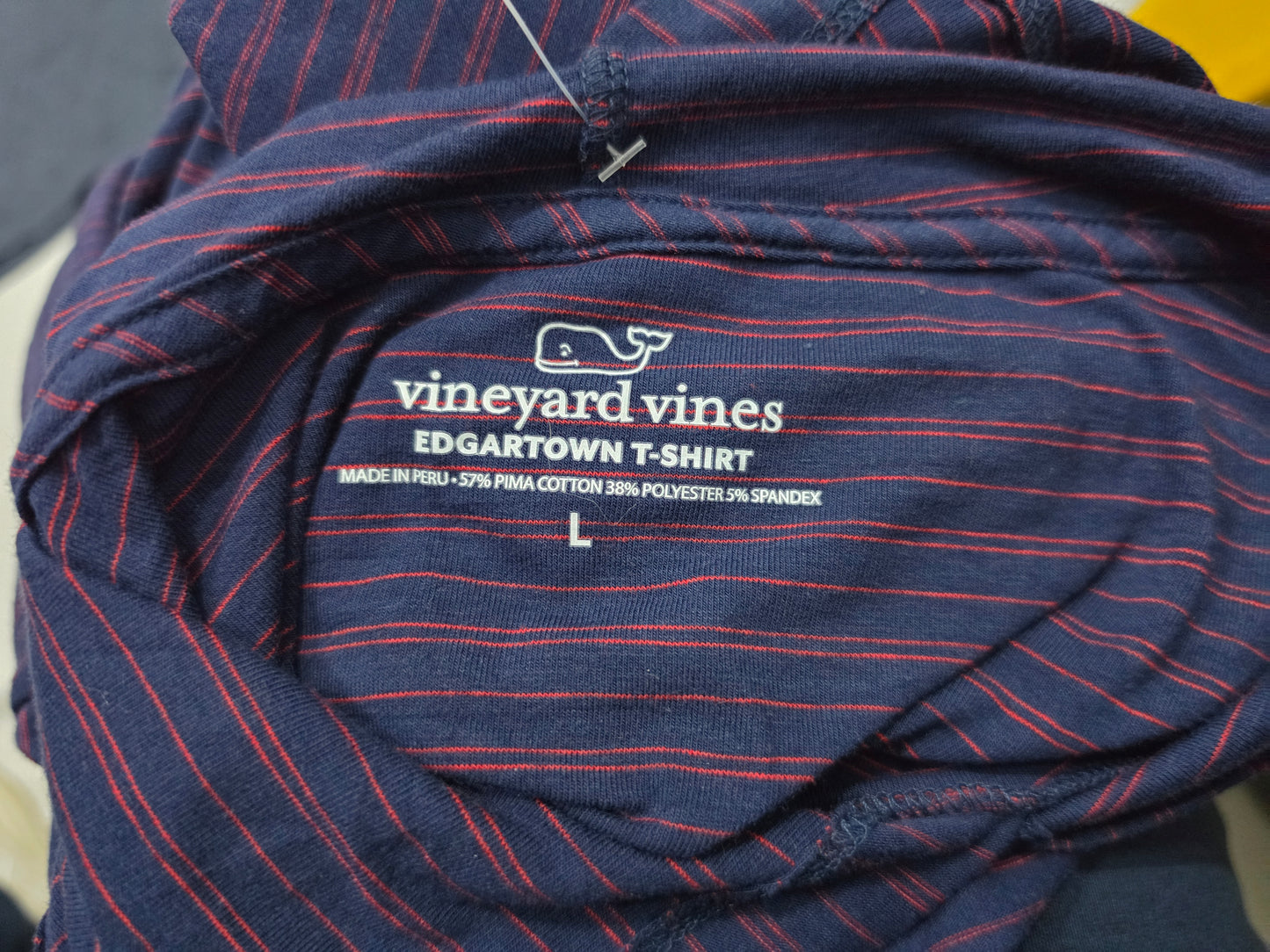 Playera Con Gorro Vineyard Vines Grande L Azul Lineas