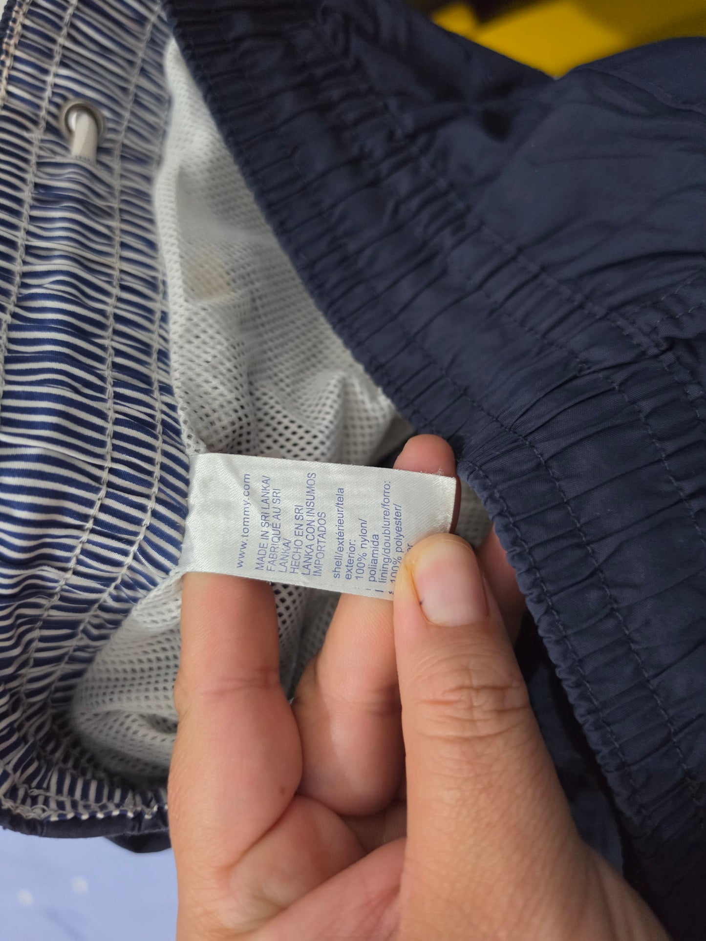 Bermuda Tommy Hilfiger Mediana M Azul Bandera